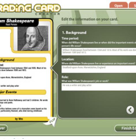 Trading Card Creator