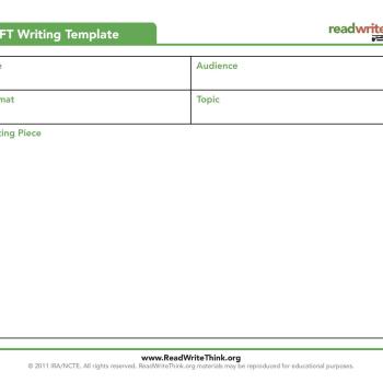 RAFT Writing Template