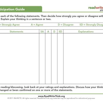 Anticipation Guide