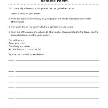 Acrostic Poem