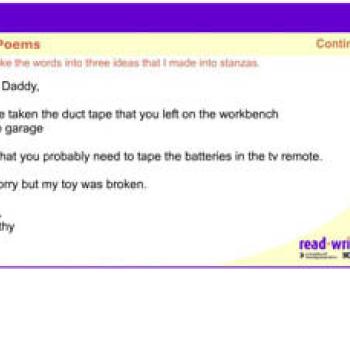 Letter Poem Creator